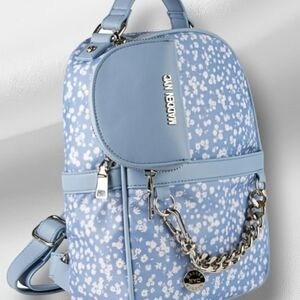 NEW Madden NYC Daisy Floral Zip Chain Mini Backpack